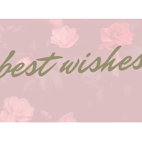 Best Wishes Gift Card